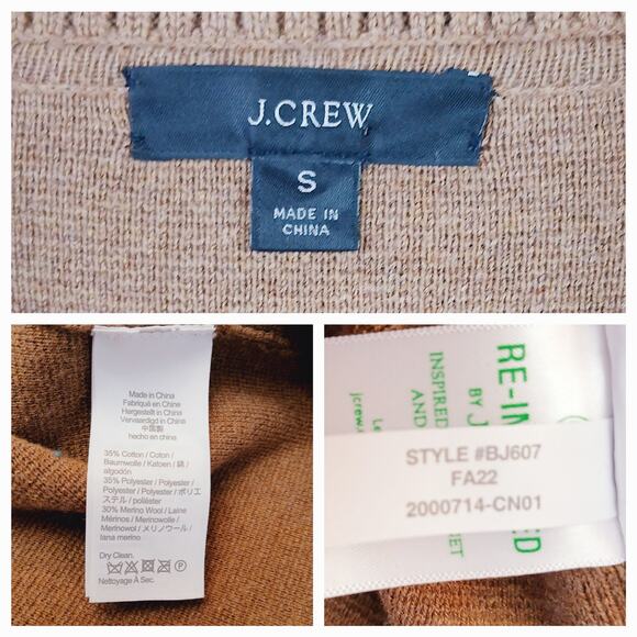 J.Crew Women's SZ S Collared Sweater-Jacket NWOT - Picture 5 of 8